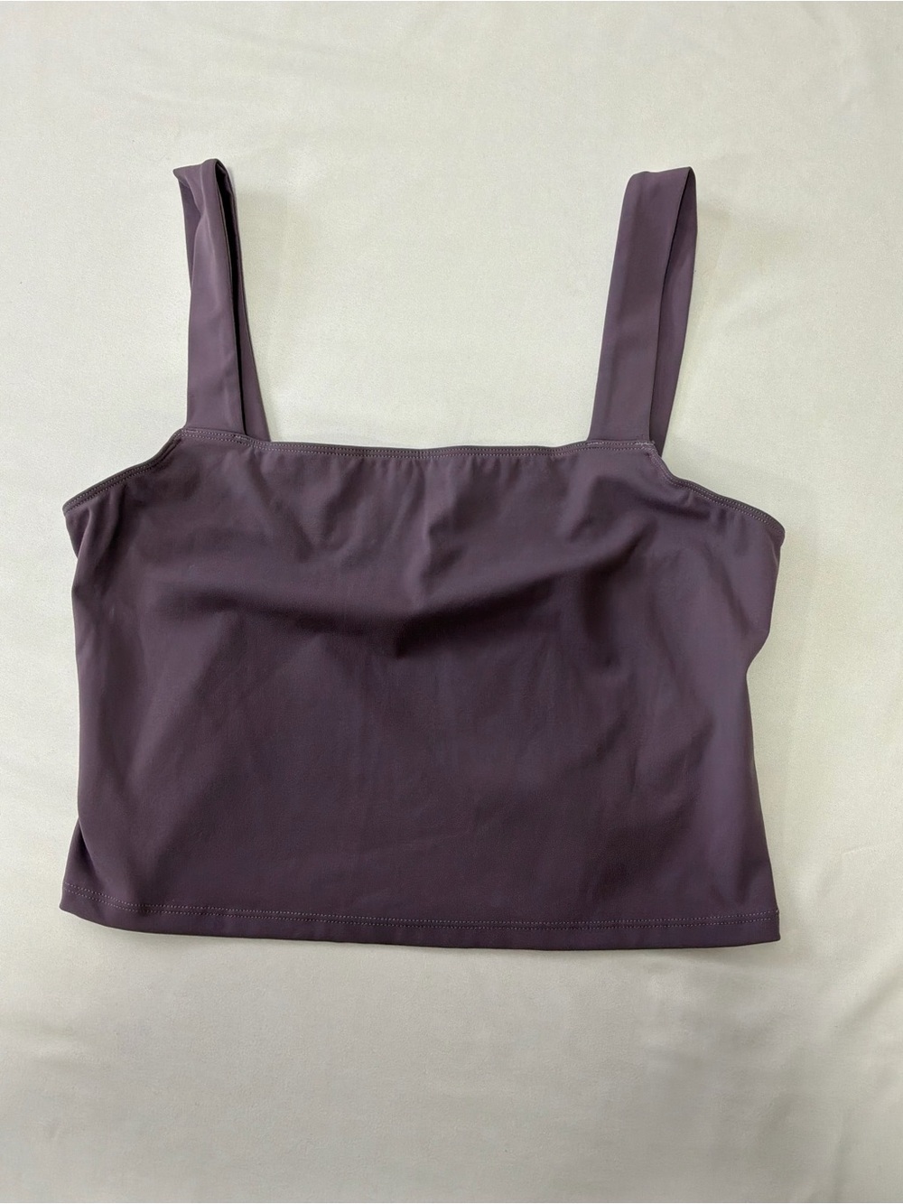 HALARA Mauve Square-Neck Crop Camisole